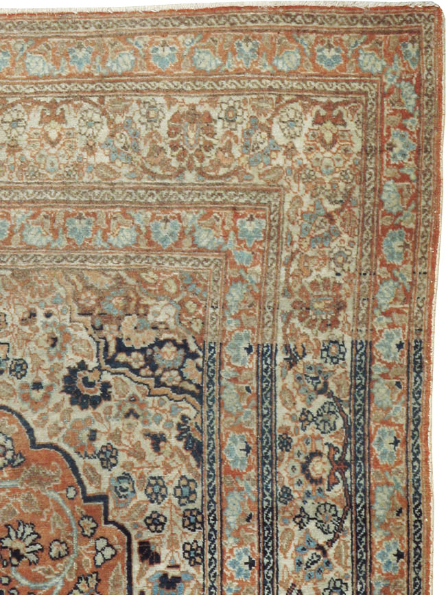 Antique Persian Tabriz Hagi Jalili, No.16517 - Staging
