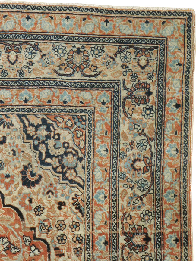 Antique Persian Tabriz Hagi Jalili, No.16517 - Staging