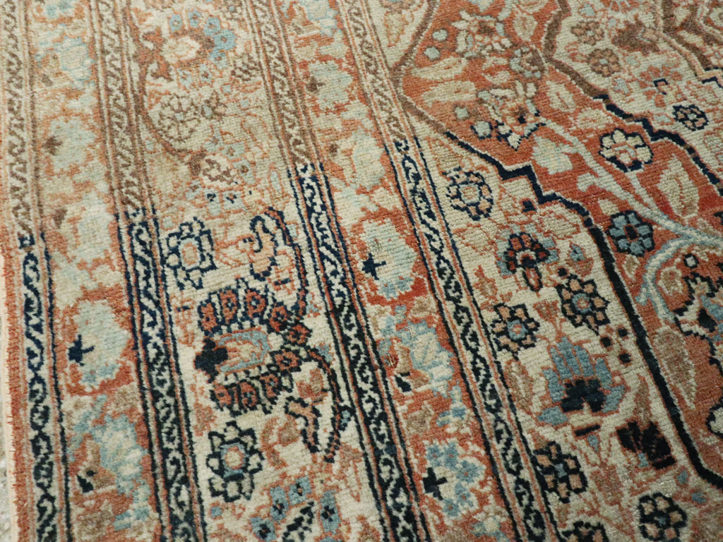 Antique Persian Tabriz Hagi Jalili, No.16517 - Staging