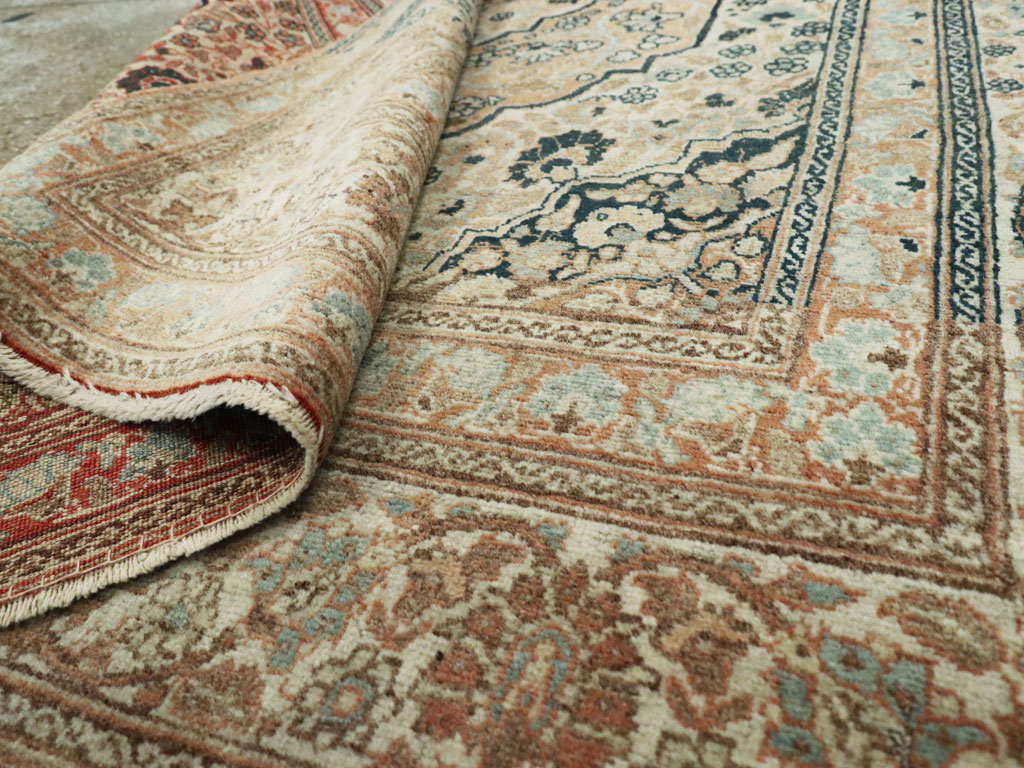 Antique Persian Tabriz Hagi Jalili, No.16517 - Staging