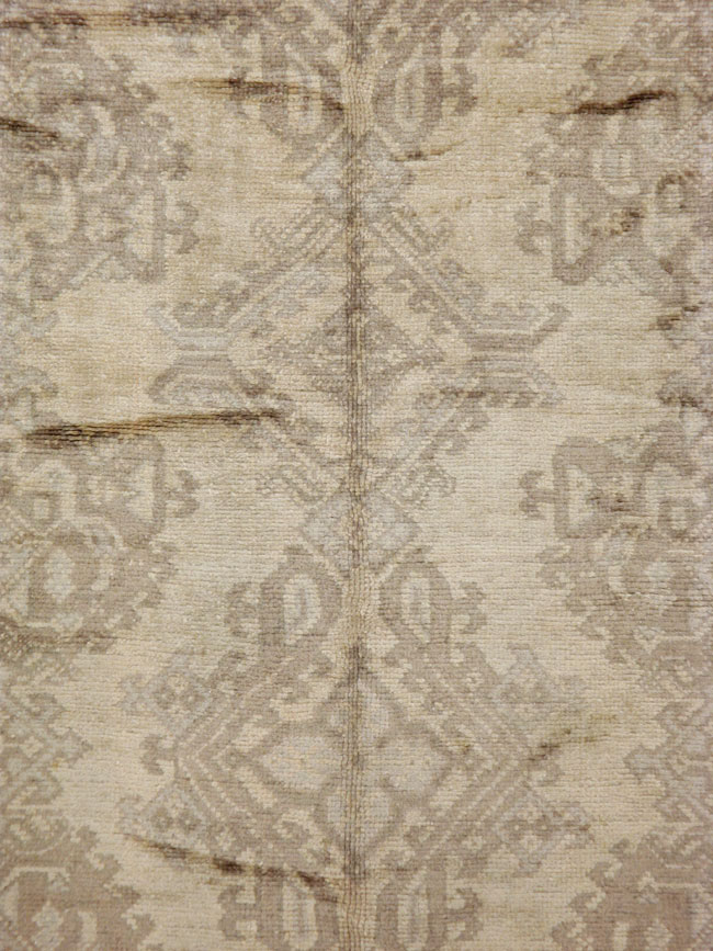 Antique Turkish Oushak Carpet, No.16519 - Staging