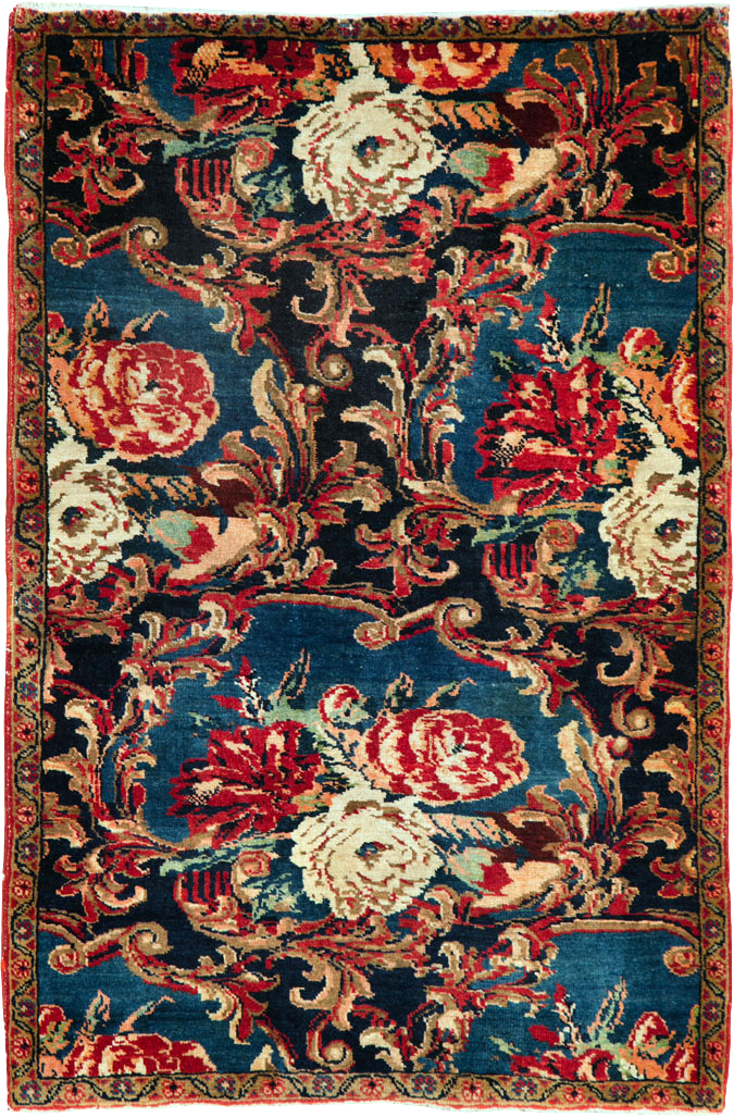 Antique Persian Bidjar Rug, No.16546 - Staging