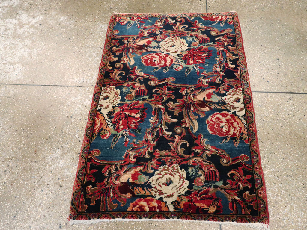 Antique Persian Bidjar Rug, No.16546 - Staging