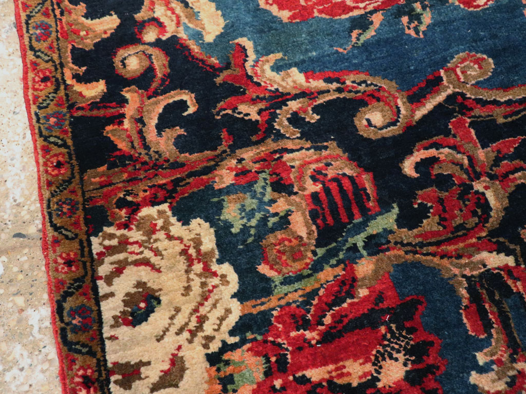 Antique Persian Bidjar Rug, No.16546 - Staging