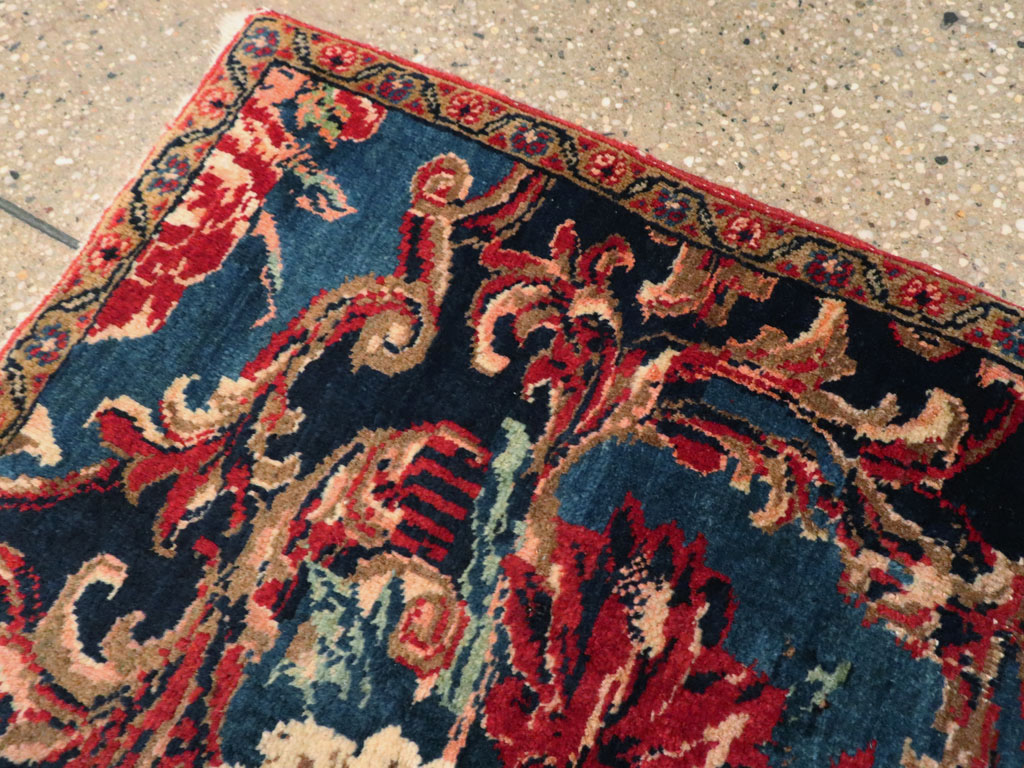 Antique Persian Bidjar Rug, No.16546 - Staging