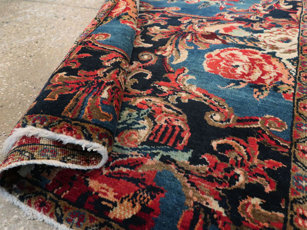 Antique Persian Bidjar Rug, No.16546 - Staging