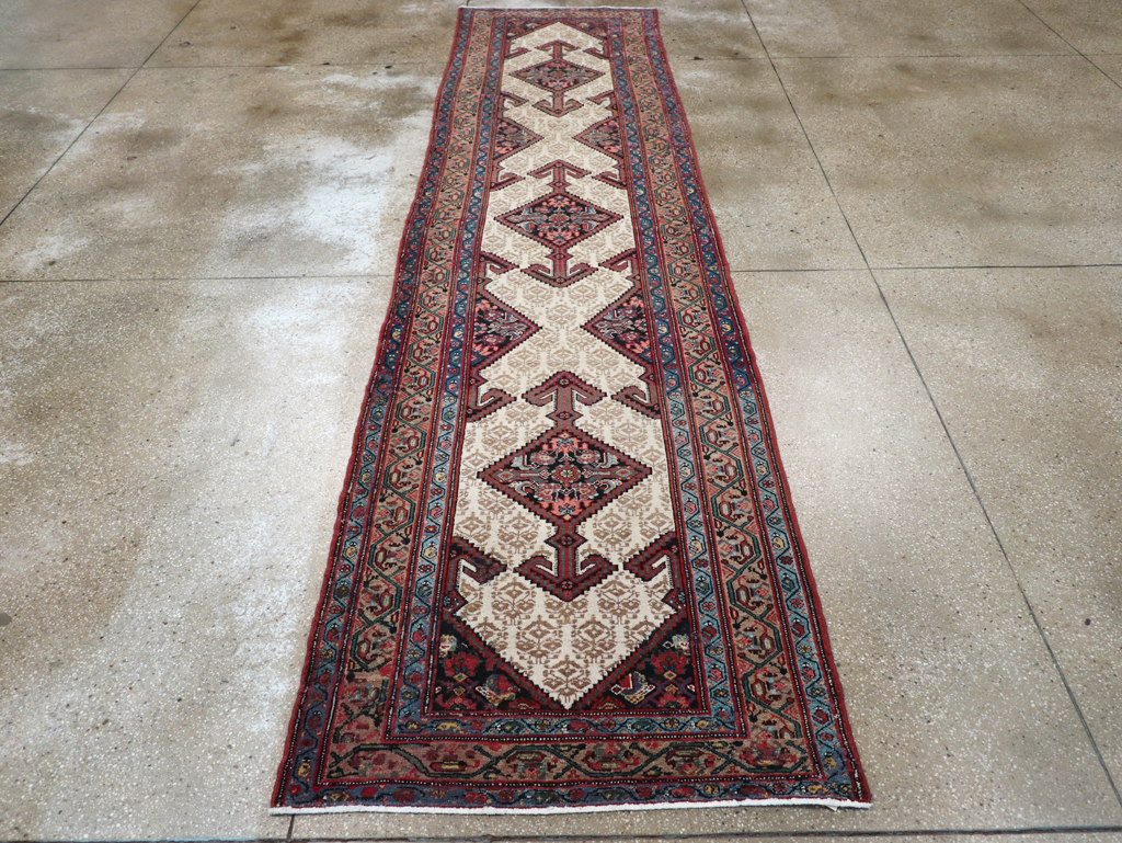 Antique Persian Serab Runner, No.16550 - Staging