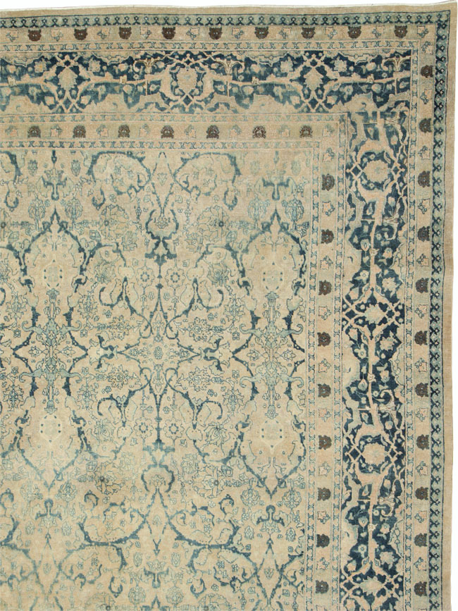 Antique Persian Tabriz Carpet, No.16566 - Staging