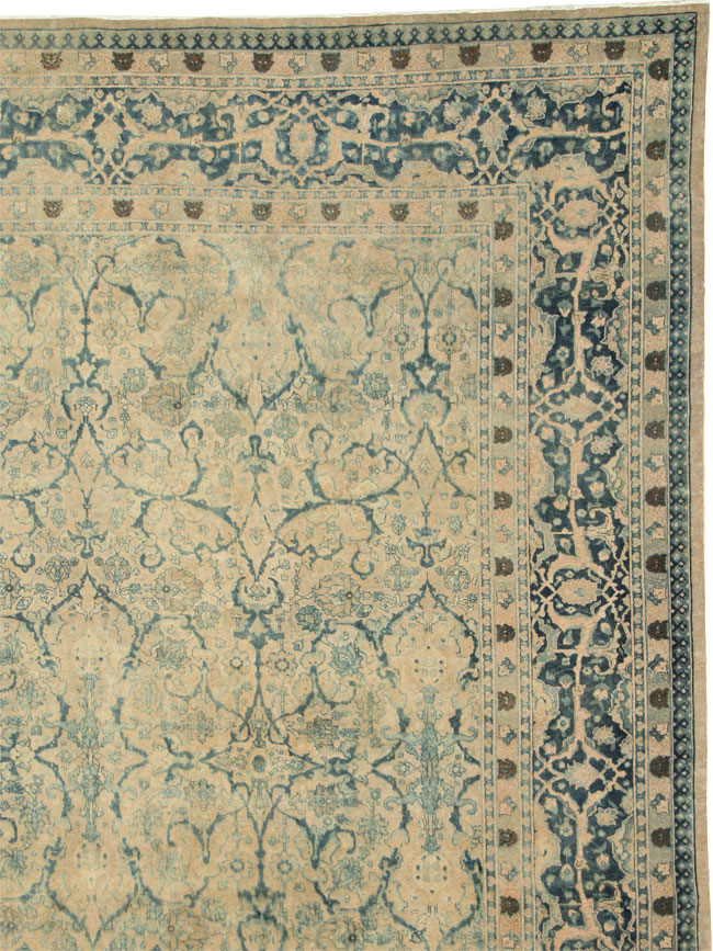 Antique Persian Tabriz Carpet, No.16566 - Staging