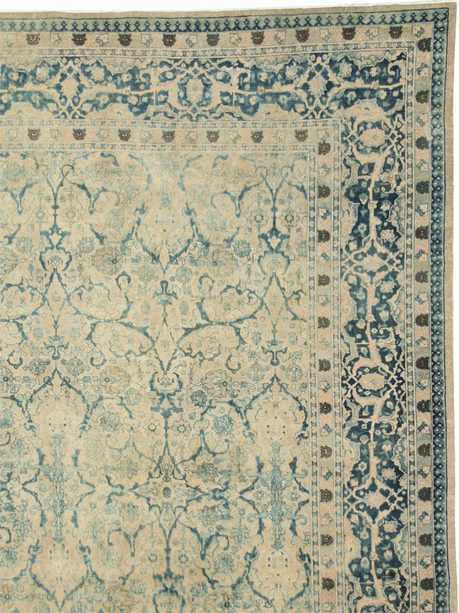 Antique Persian Tabriz Carpet, No.16566 - Staging