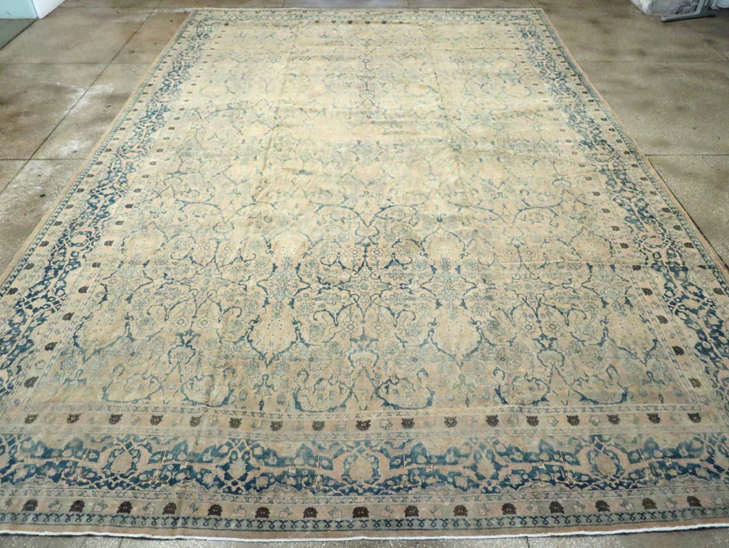 Antique Persian Tabriz Carpet, No.16566 - Staging