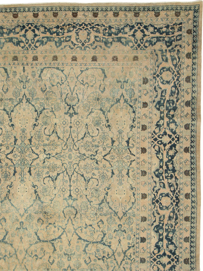 Antique Persian Tabriz Carpet, No.16566 - Staging