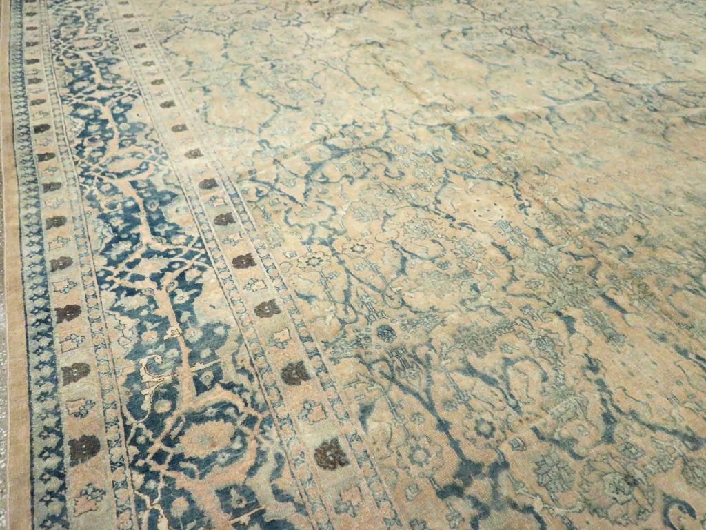 Antique Persian Tabriz Carpet, No.16566 - Staging