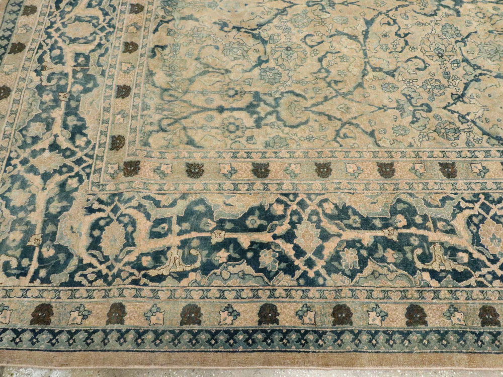 Antique Persian Tabriz Carpet, No.16566 - Staging