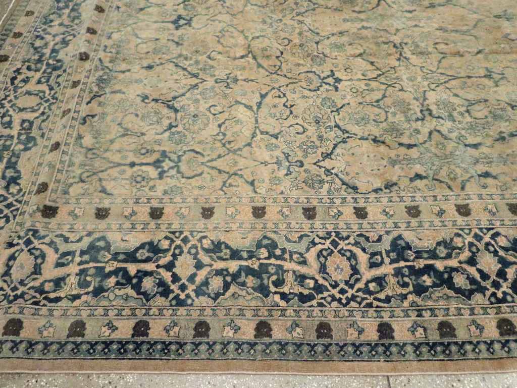 Antique Persian Tabriz Carpet, No.16566 - Staging