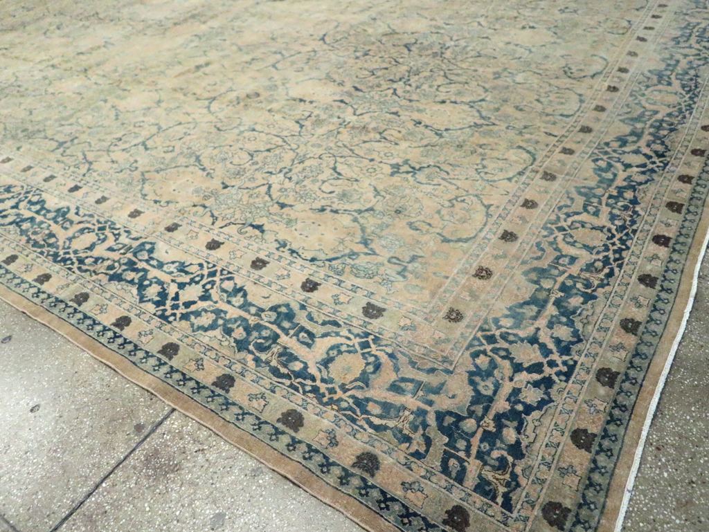 Antique Persian Tabriz Carpet, No.16566 - Staging