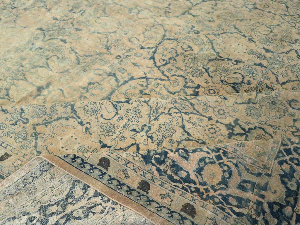 Antique Persian Tabriz Carpet, No.16566 - Staging