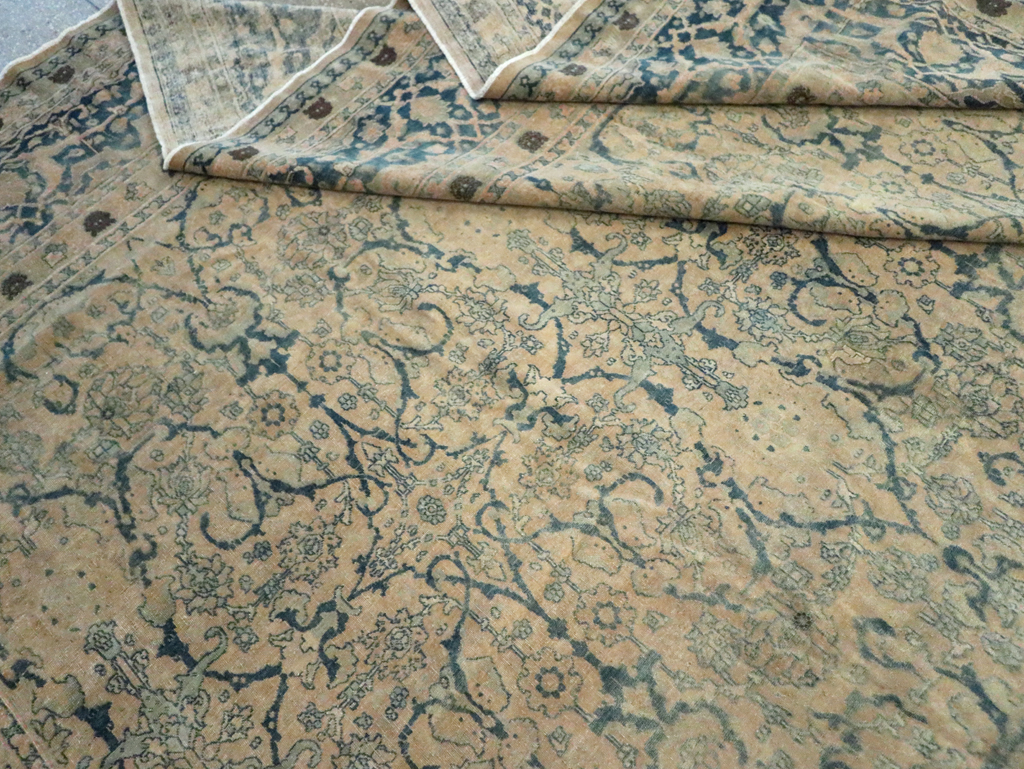 Antique Persian Tabriz Carpet, No.16566 - Staging