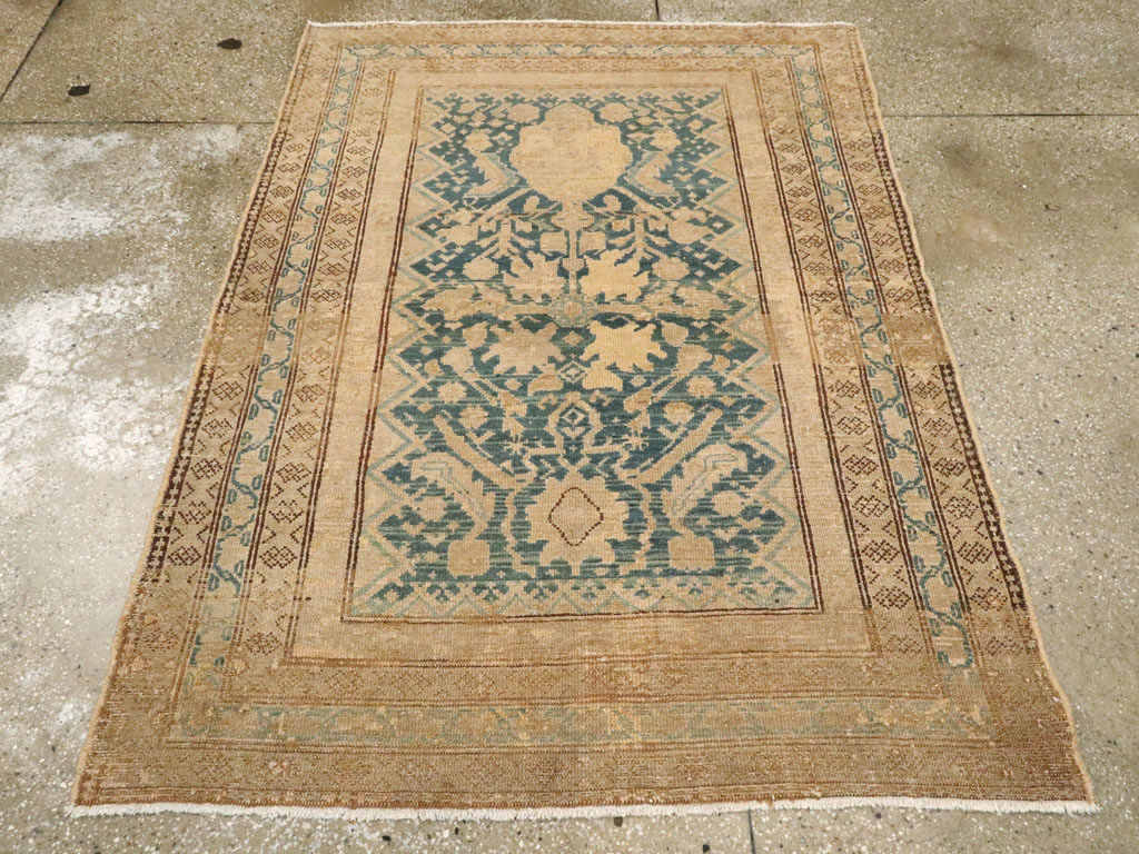 Antique Persian Malayer Rug, No.16578 - Staging