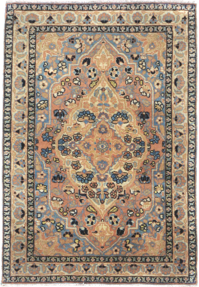 Antique Persian Tabriz Hagi Jalili Rug, No.16588 - Staging