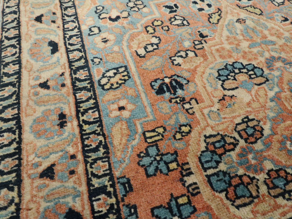 Antique Persian Tabriz Hagi Jalili Rug, No.16588 - Staging