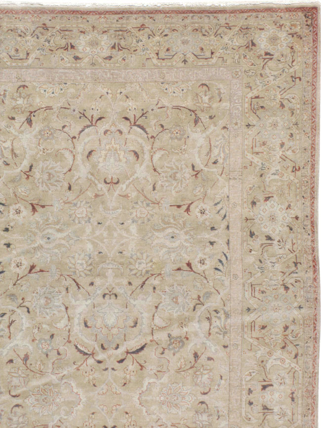 Antique Persian Tabriz Carpet, No.16604 - Staging