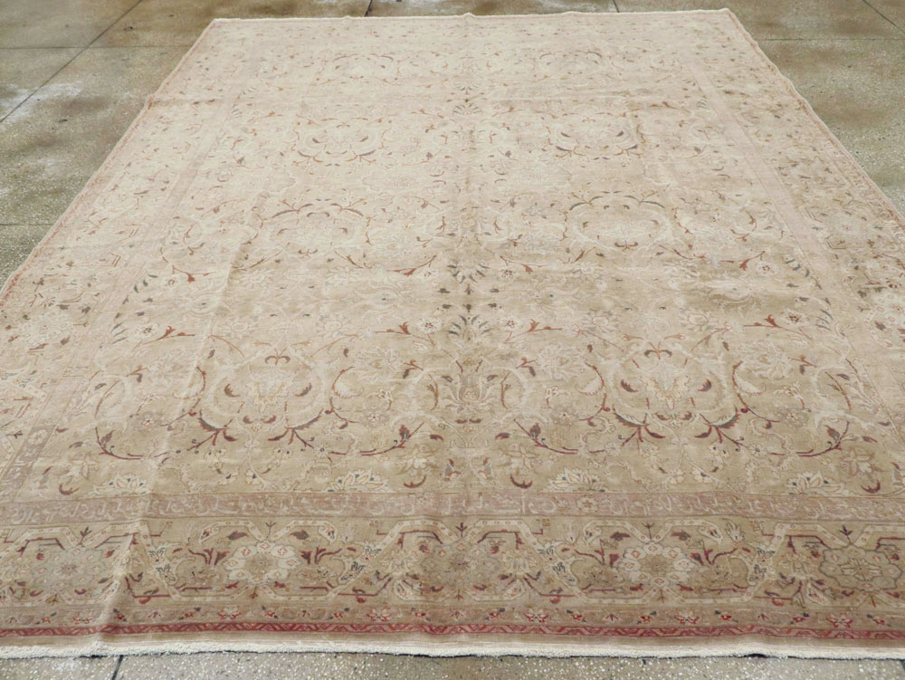Antique Persian Tabriz Carpet, No.16604 - Staging