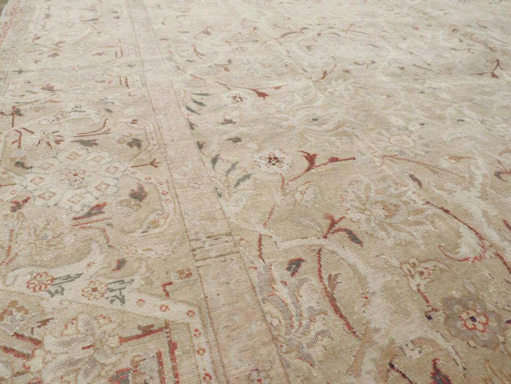 Antique Persian Tabriz Carpet, No.16604 - Staging