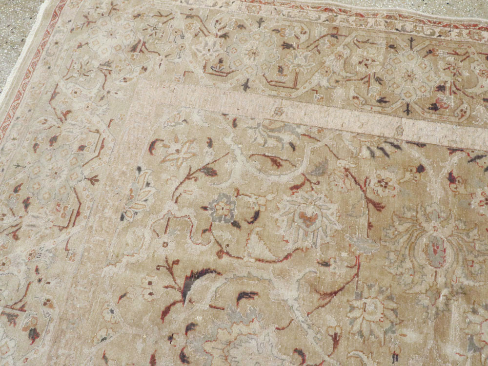 Antique Persian Tabriz Carpet, No.16604 - Staging