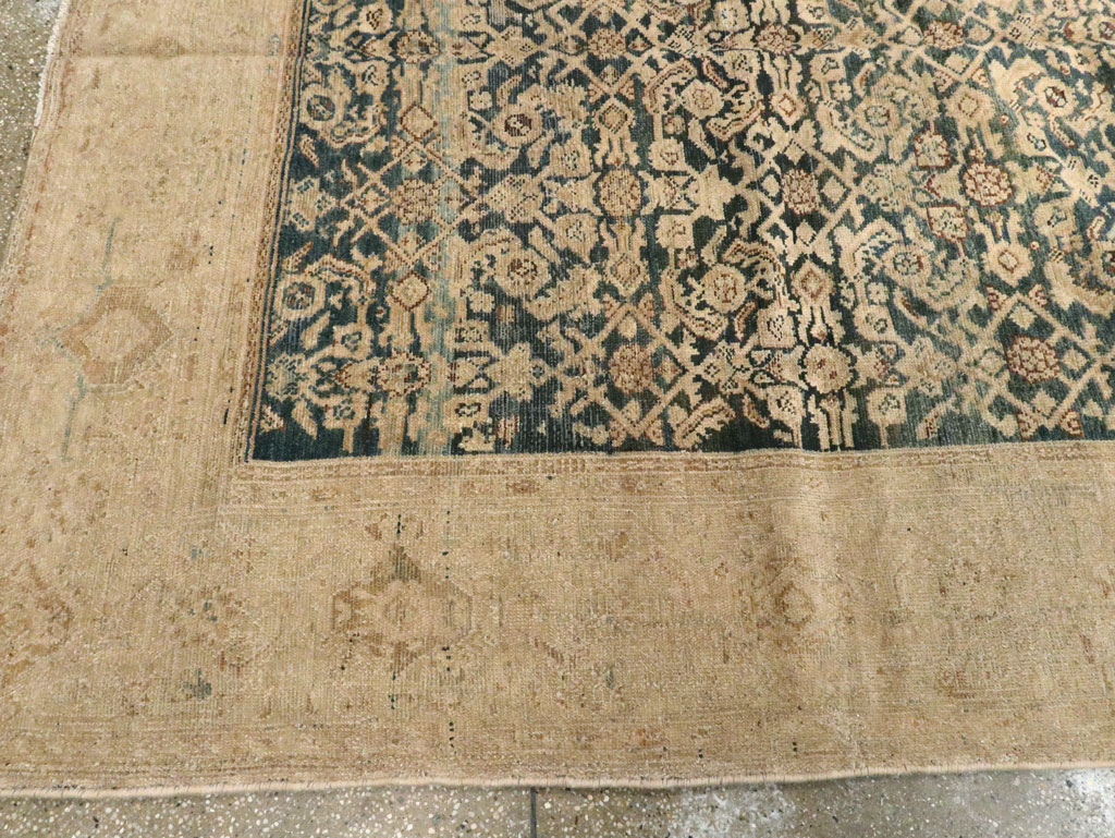 Antique Persian Malayer Carpet, No.16615 - Staging