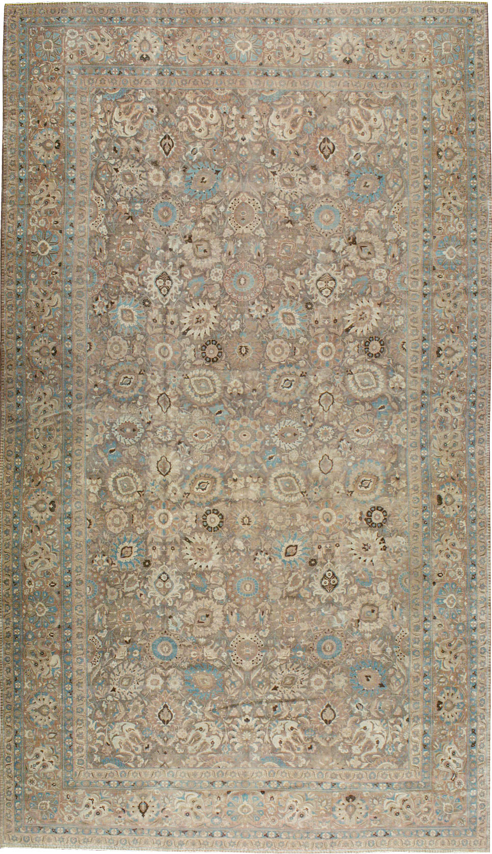 Antique Persian Tabriz Carpet, No.16616 - Staging