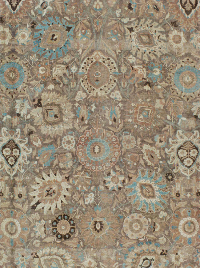 Antique Persian Tabriz Carpet, No.16616 - Staging