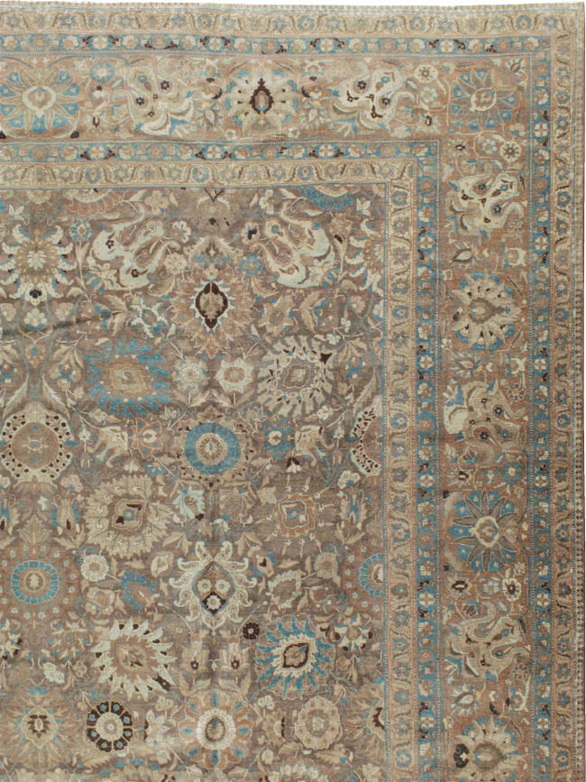 Antique Persian Tabriz Carpet, No.16616 - Staging