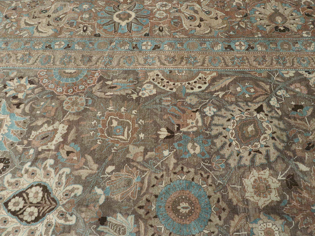 Antique Persian Tabriz Carpet, No.16616 - Staging