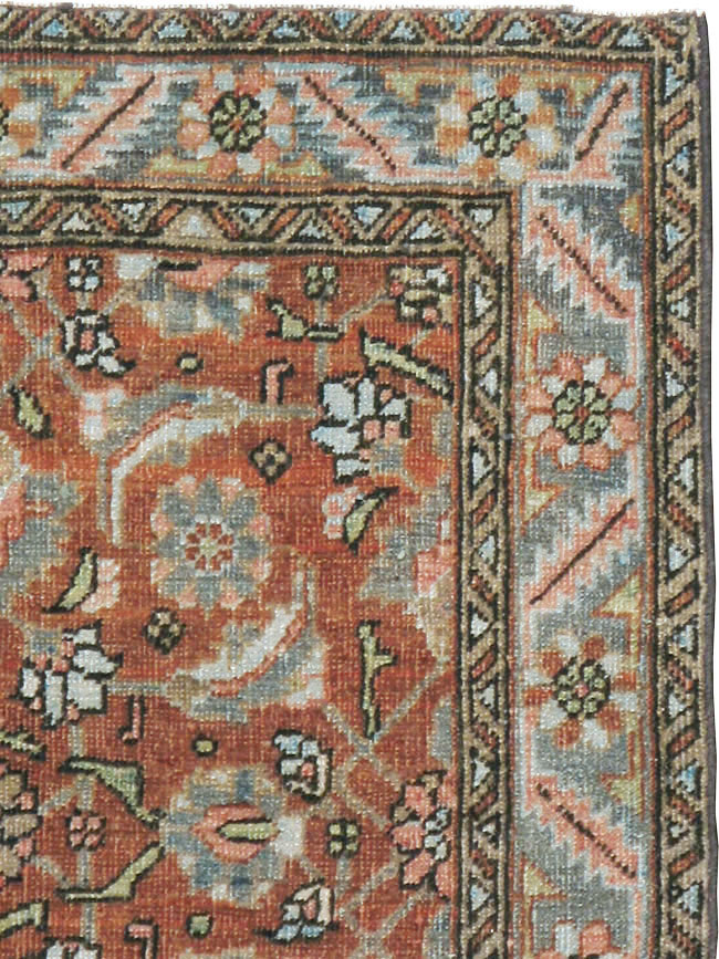 Antique Persian Heriz Rug, No.16626 - Staging