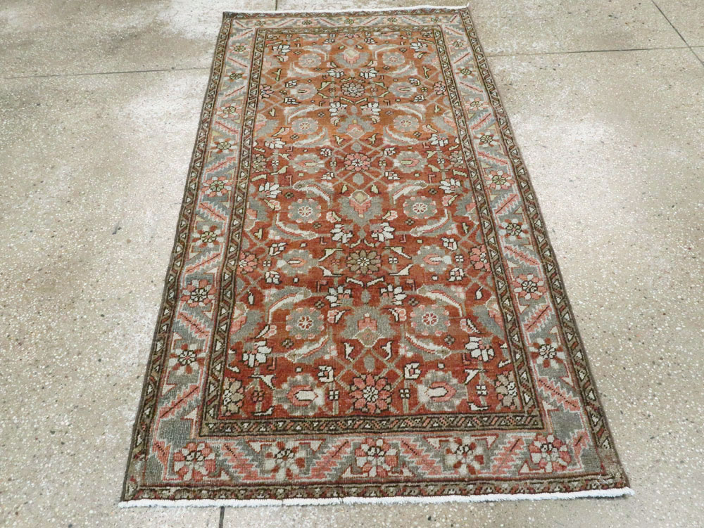 Antique Persian Heriz Rug, No.16626 - Staging