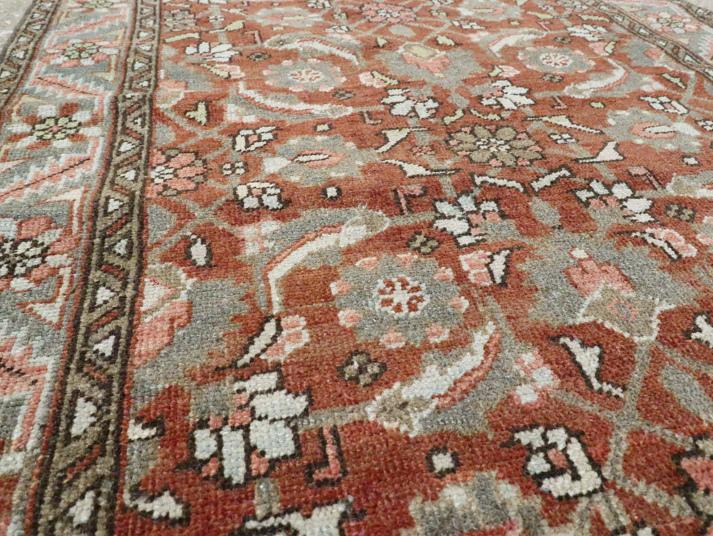 Antique Persian Heriz Rug, No.16626 - Staging