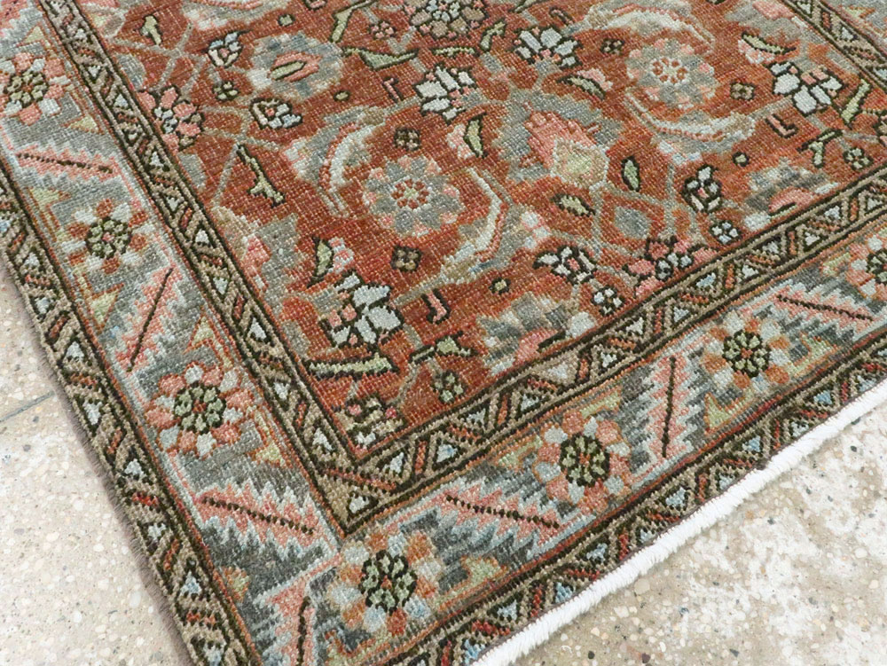 Antique Persian Heriz Rug, No.16626 - Staging