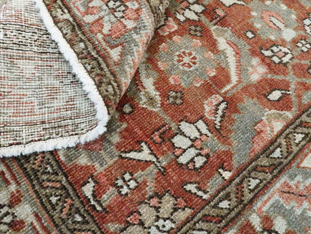 Antique Persian Heriz Rug, No.16626 - Staging