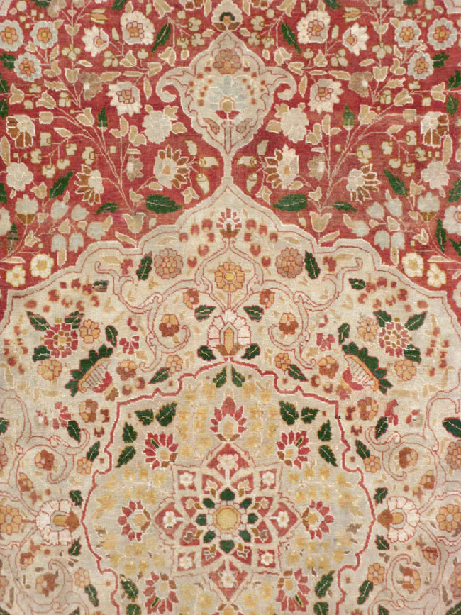 Antique Persian Tabriz Carpet, No.16633 - Staging