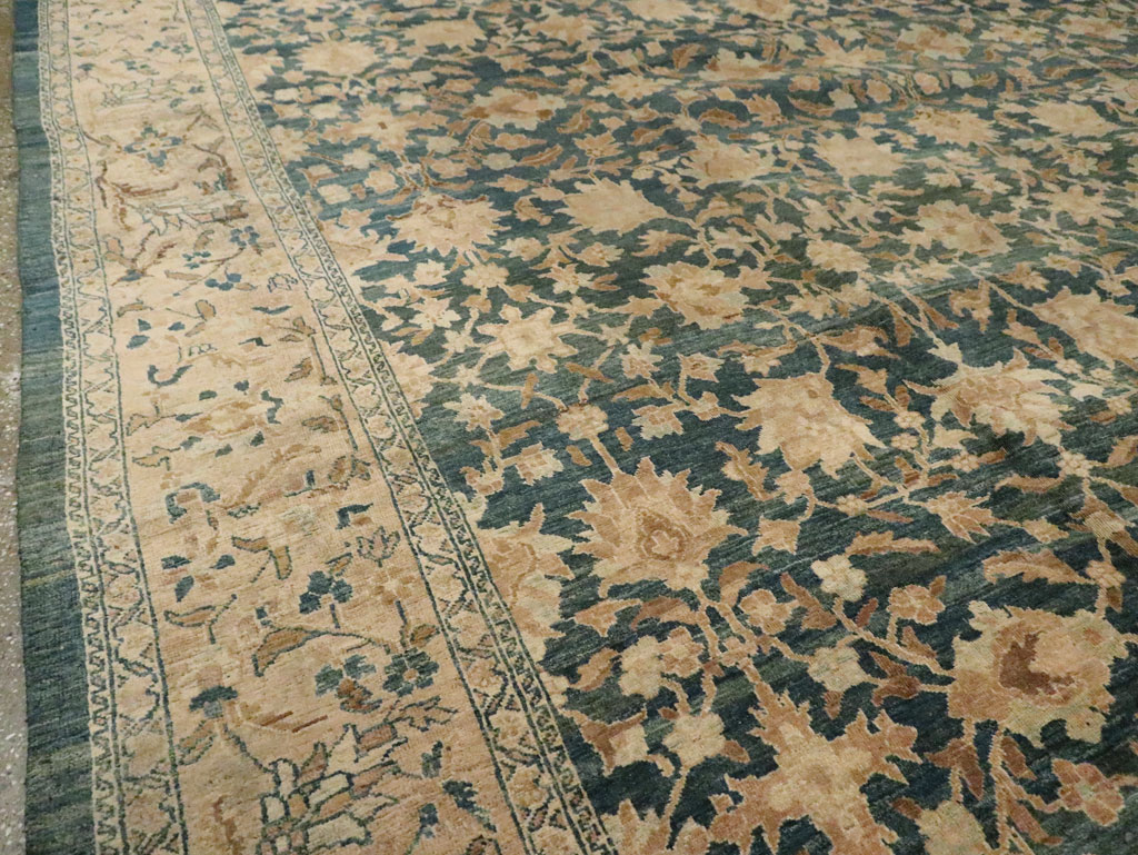 Antique Persian Tabriz Carpet, No.16660 - Staging