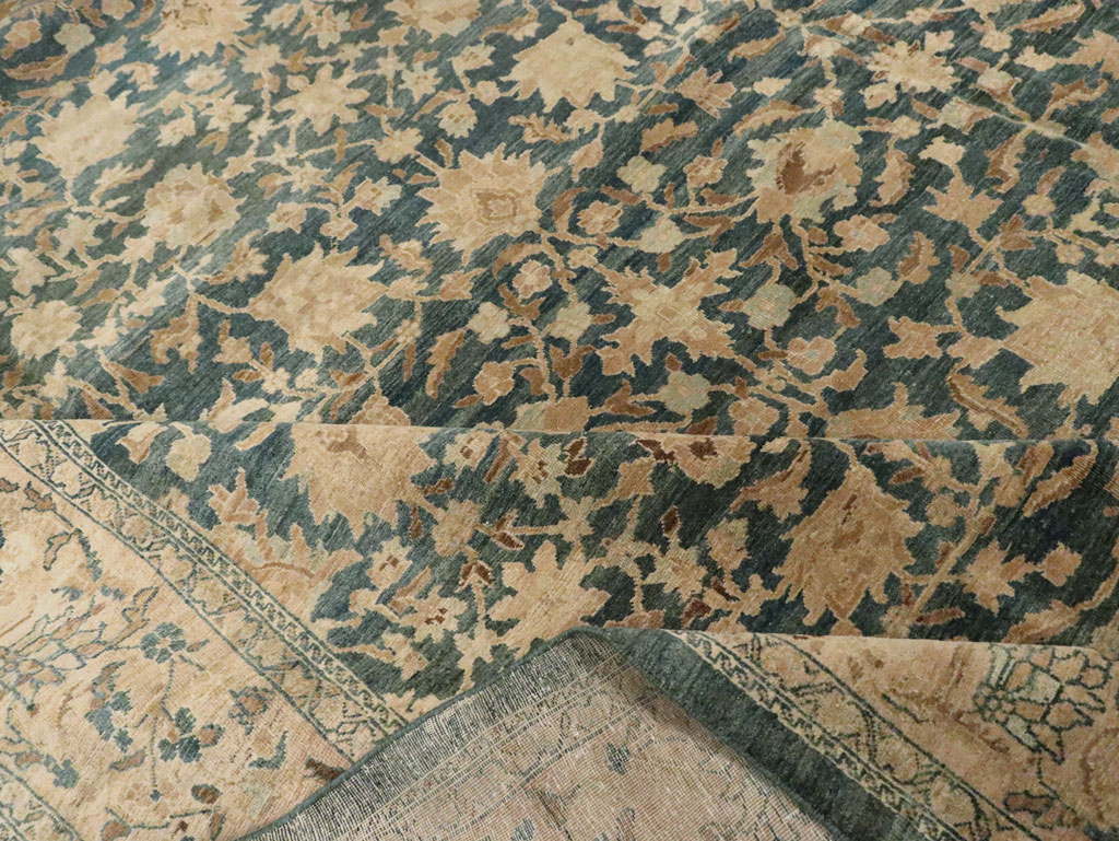 Antique Persian Tabriz Carpet, No.16660 - Staging