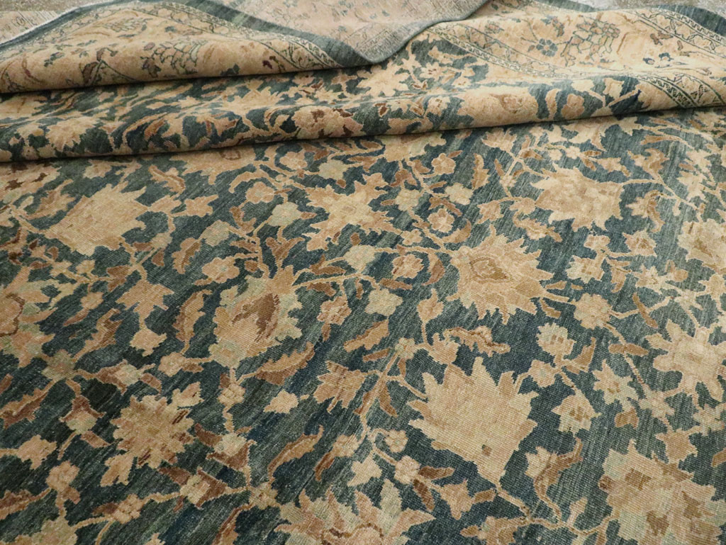 Antique Persian Tabriz Carpet, No.16660 - Staging