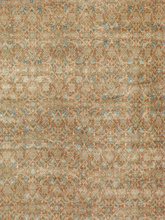 Vintage Persian Mahal Carpet, No.16661 - Staging