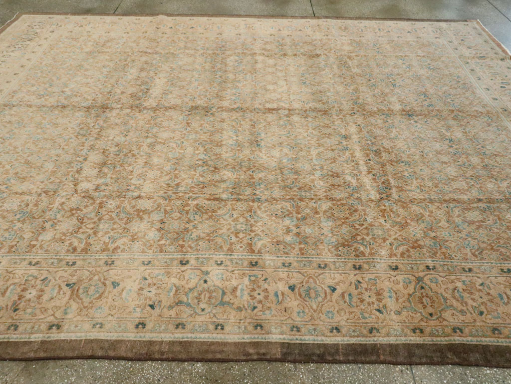 Vintage Persian Mahal Carpet, No.16661 - Staging
