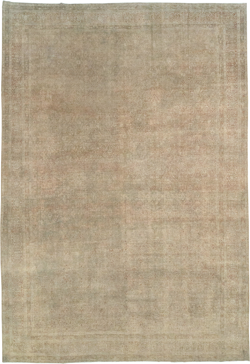 Antique Persian Lavar Kerman Oversize Carpet, No.16668 - Staging