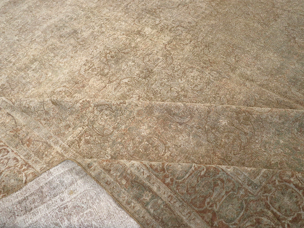 Antique Persian Lavar Kerman Oversize Carpet, No.16668 - Staging