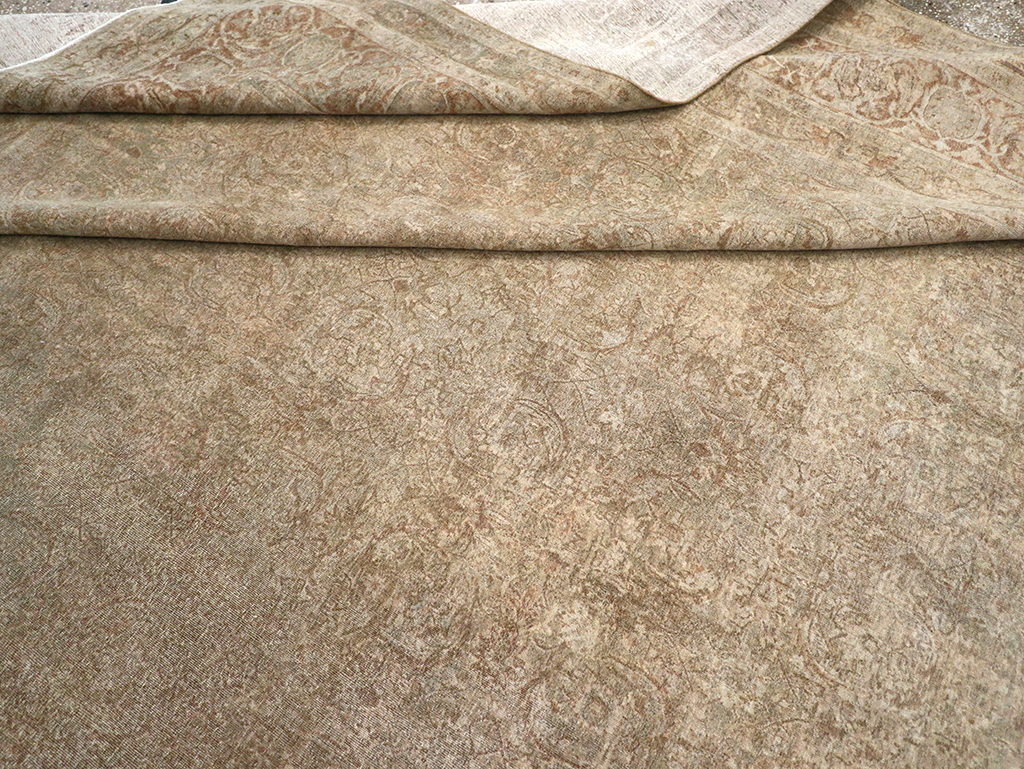 Antique Persian Lavar Kerman Oversize Carpet, No.16668 - Staging