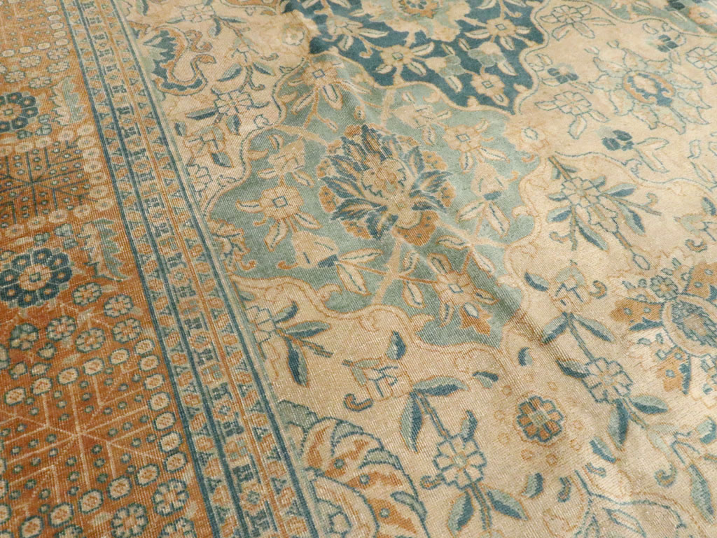 Antique Persian Tabriz Carpet, No.16670 - Staging