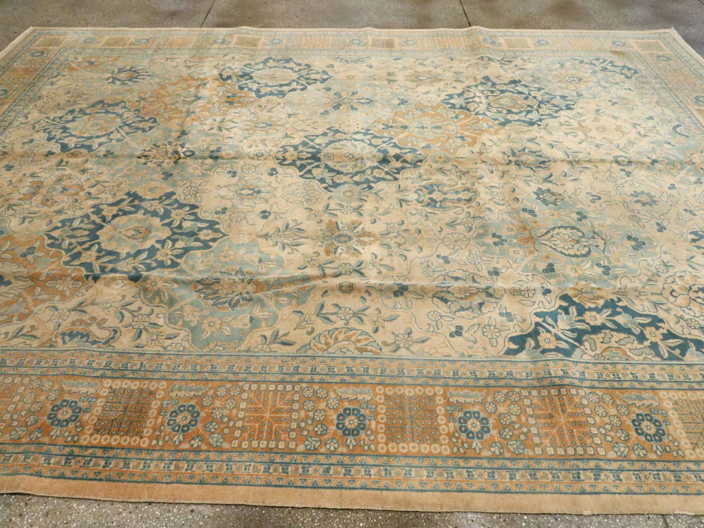 Antique Persian Tabriz Carpet, No.16670 - Staging